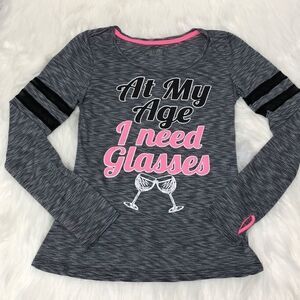 At my age I need (wine) glasses 👓 medium shirt